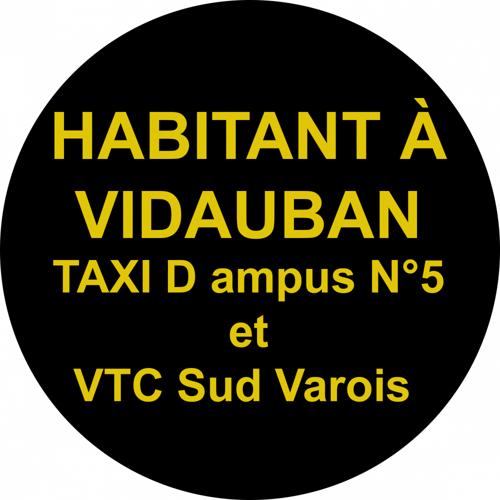 badge - Taxi sud Varois